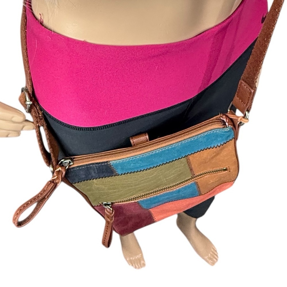 The Sak Brown And Multicolored Patchwork Crossbod… - image 7